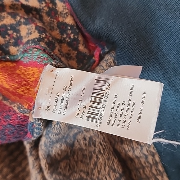 IVKO Wool Cardigan Size Medium EU38 - Picture 6 of 11